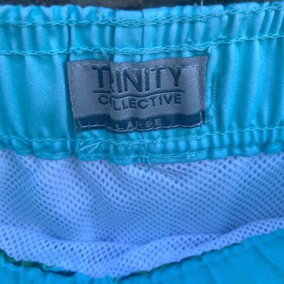 Trinity swim trunks teal pineapples size large NEW - Picture 3 of 4